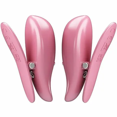 Pretty Love Cailey Wireless Vibrating Intimate Clamps Pink 10 Modes