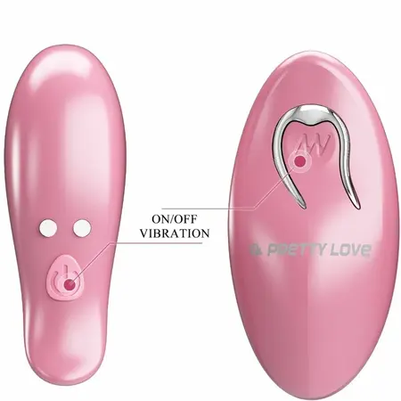 Pretty Love Cailey Wireless Vibrating Intimate Clamps Pink 10 Modes