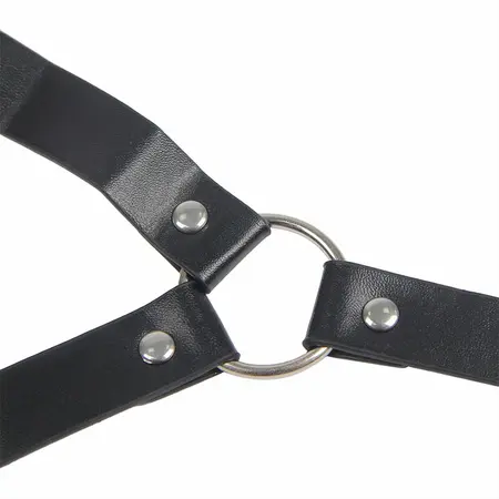Subblime 953720 Leather Strap Adjustable Intimate Clamp Set Black Universal