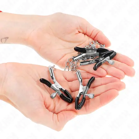 KINK Adjustable Silver Clamp Set - 4-Piece Intimate Pressure System