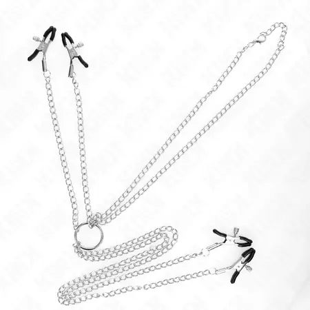 KINK Adjustable Silver Clamp Set - 4-Piece Intimate Pressure System