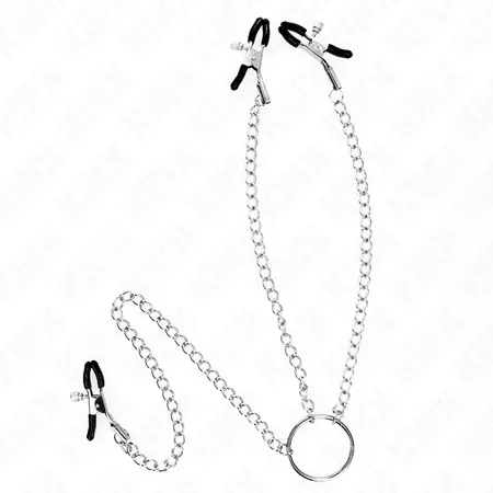 KINK Triple Clamp Chain System Model 0 - Adjustable Black Metal Design