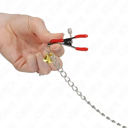 KINK Bell Triple Stege Aluminijumske Crvene - Podesivi Sistem Lanca 30 cm
