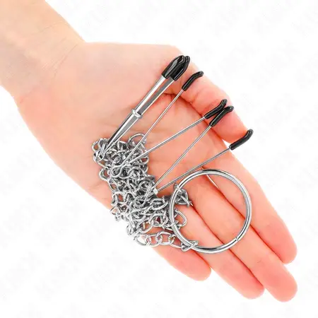 KINK Model 1 Set sa Tri Stege i Lancem - Podesivi Metalni Sistem