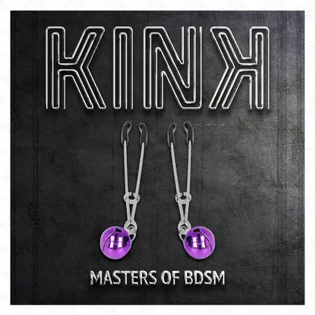 KINK Tanka Zvono Stege za Bradavice Ljubičaste 7cm - Podesivi Metalni Dizajn