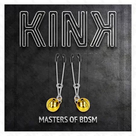 KINK Tanka Zvono Stege za Bradavice Zlatne 7 cm - Precizni Podesivi Metalni Dizajn
