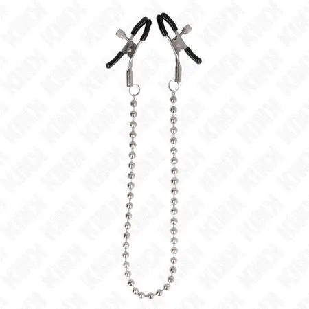 KINK Perle Lanac Stege za Bradavice 30cm - Podesivi Metalni Sistem, Srebrne