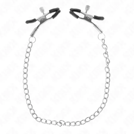 KINK Thin Chain Nipple Clamps 30cm - Precision Metal Restraint System