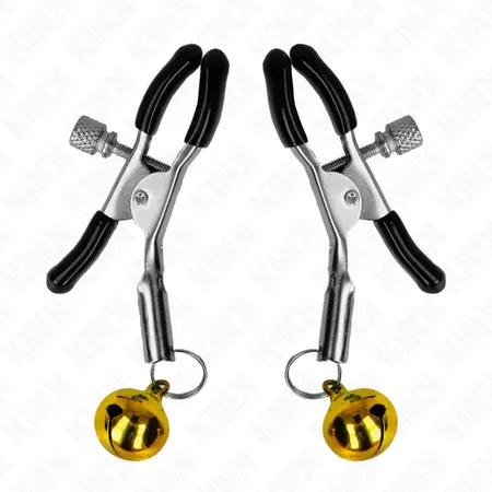 KINK Zlatno Jedno Zvono Stega za Bradavice 6cm - Podesivi Metalni Čulni Kopča