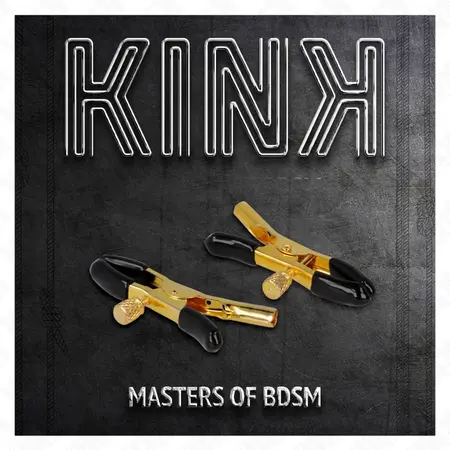 KINK Zlatne Stege za Bradavice 6 cm - Podesivi Metalni Dizajn sa Lancem