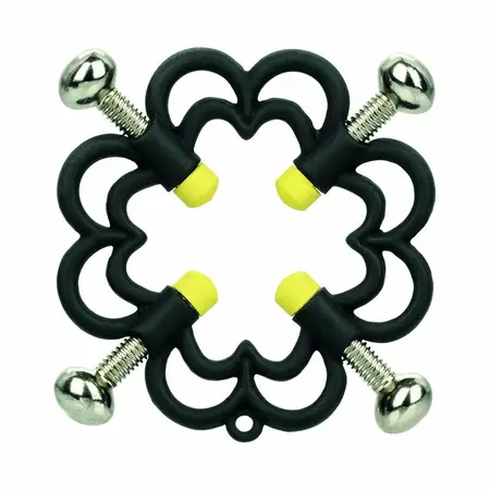 CalExotics Boundless Adjustable Nipple Grips – 4-tačkaste metalne stezaljke, 2 kom