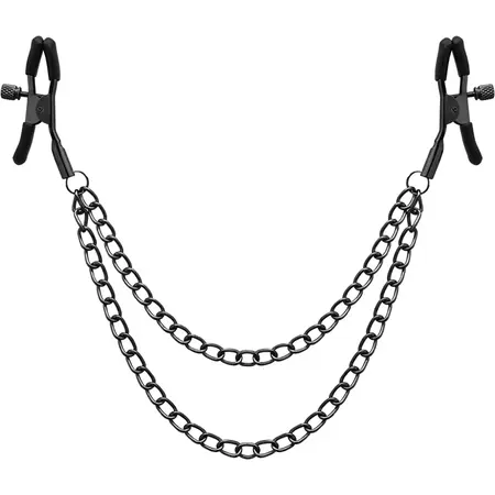 BEGME Red Edition Nipple Clips with Chain - Nickel-Free Stainless Steel