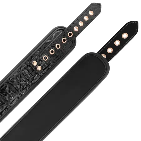BEGME Black Edition podesiva ogrlica sa neoprenom i stezaljkama za bradavice