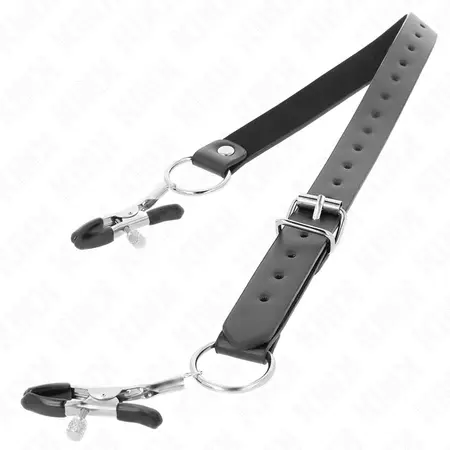 KINK podesivi set intimnih stezaljki 4-pack, dužine 34-48 cm, crne