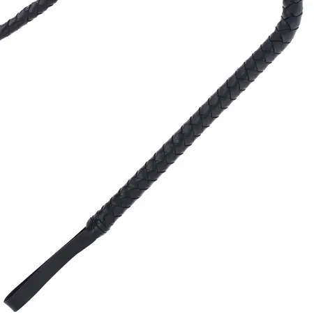 Darkness bondage bič 210 cm – crni, ergonomska drška, premium materijal