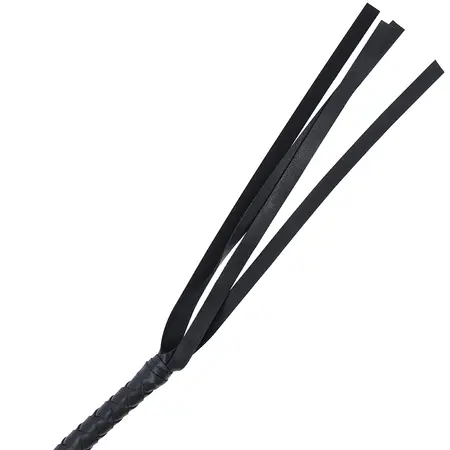 Darkness bondage bič 210 cm – crni, ergonomska drška, premium materijal