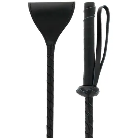 Darkness crni bič – precizna jahačka palica, 60 cm, PVC vrh