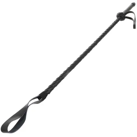 Darkness kožna jahačka palica 60cm – precizan alat za udar, crni