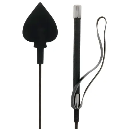 Darkness silikonska jahačka palica crna 60cm – fleksibilan precizan model