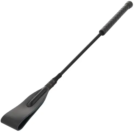 Darkness kožna palica 45 cm – precizna kontrola crni jahački bič