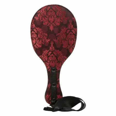 CalExotics Scandal dvostruki okrugli paddle – dvoslojni, 12.75 cm, crni/crveni