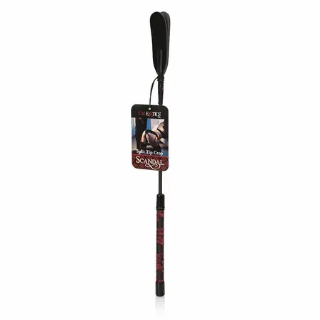 CalExotics Scandal Red Split Tip Crop - Designer Dual-Tip Impact Tool 46 cm