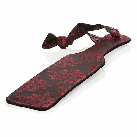 CalExotics Scandal Paddle Red & Black Jacquard 37.4cm Premium Design