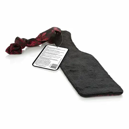 CalExotics Scandal Paddle Red & Black Jacquard 37.4cm Premium Design
