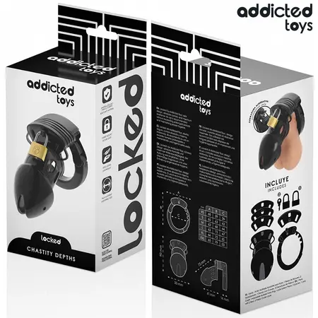 Addicted Toys Locked Secure Sistem Čednosti 7,5 cm – Podesivi Dizajn