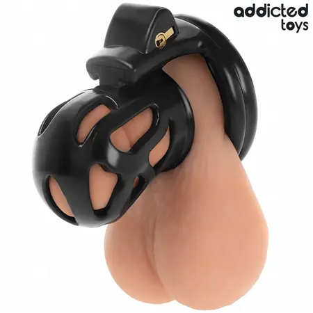 ADDICTED TOYS Locked Silent Keep Sistem Čednosti 7,5 cm Crni Set