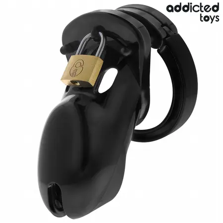 Addicted Toys Locked Model – Siguran Podesivi Intimni Kavez 10 cm Crni