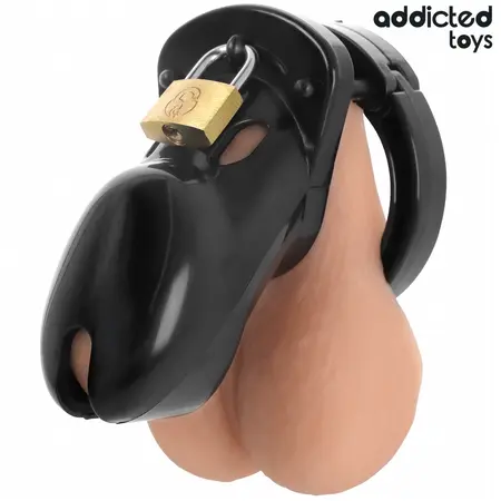 Addicted Toys Locked Model – Siguran Podesivi Intimni Kavez 10 cm Crni
