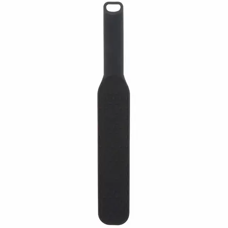HIDDEN DESIRE Extreme Spiked Paddle XL Black Silicone 35cm