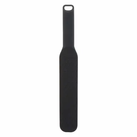 HIDDEN DESIRE Extreme Spiked Paddle Large Black - Silicone Impact Tool 31cm