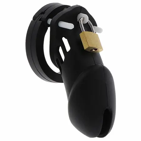 Hidden Desire Extreme Silikonski Sistem Čednosti Veličina L Crni 9 cm