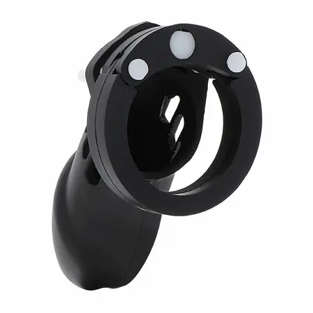 Hidden Desire Extreme Silikonski Sistem Čednosti Veličina L Crni 9 cm