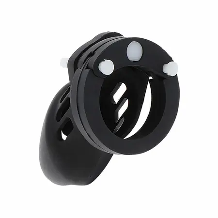 Hidden Desire Extreme Silikonski Sistem Čednosti S Crni 6,5 cm