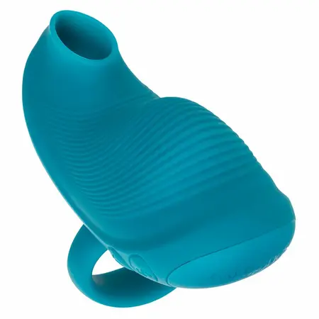 CalExotics Envy Handheld Rolling Ball Massager 7 Modes Blue Silicone