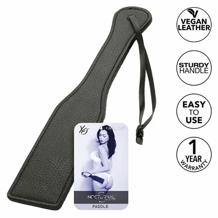 CalExotics Nocturnal Kožni Paddl Crni 31,75 cm Izdržljivi Dizajn