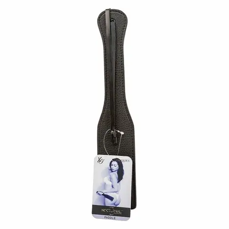 CalExotics Nocturnal Kožni Paddl Crni 31,75 cm Izdržljivi Dizajn