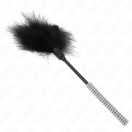 KINK Senzorni Perjani Dražilac sa Drškom od Kristala 27 cm