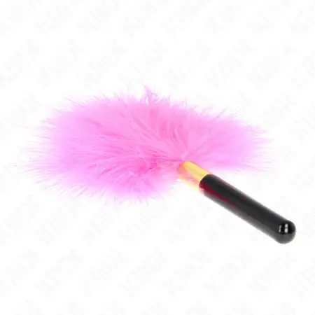 KINK Fuksija Zlatni Perjani Dražilac 18 cm – Elegantan Senzorni Dodatak