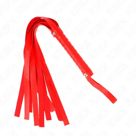 KINK Red Wide Tail Whip 48.5 cm - Durable Multi-Tail Impact Tool