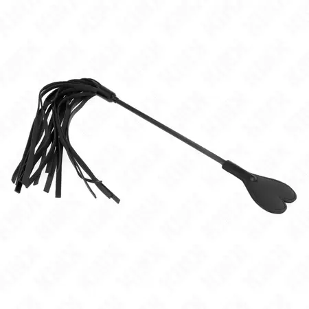 KINK Range Heart Paddle 35 cm - Premium Impact Accessory, Black-Red