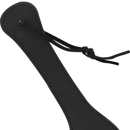 INTENSE FETISH paleta za udarce od veganske kože 32.5cm ergonomska crna