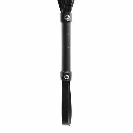 OHMAMA Silver Bracelet Handle Whip 64cm PVC/Wood/Iron