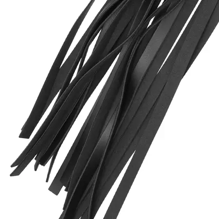 Coquette Chic Desire Fantasy Vegan Kožni Flogger 28cm Crni