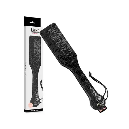 BEGME Crno Izdanje Vegan Kožni Paddle - Izdržljiv Anatomski Model 32cm