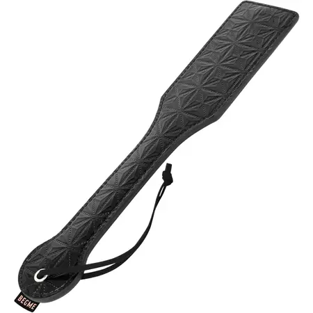 BEGME Crno Izdanje Vegan Kožni Paddle - Izdržljiv Anatomski Model 32cm