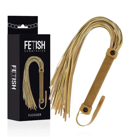 Fetiš Submissive Origen Vegan Kožni Impact Bič 28cm Crni